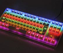 Image result for Colourful Light Keyboard On Desk