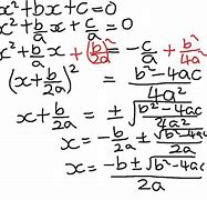 Image result for Proving the Quadratic Formula