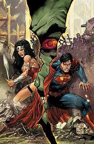 Image result for Superman Wonder Woman Art