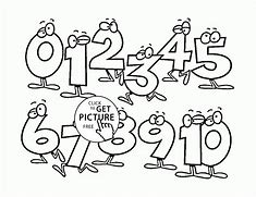 Image result for Funny Numbers Printable