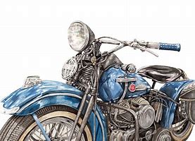 Image result for Vintage Motorcycle Art