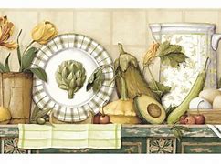 Image result for Kitchen Wallpaper Borders Designs