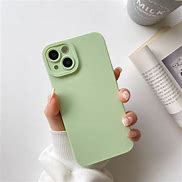 Image result for Blue iPhone in Clear Green Case