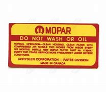 Image result for Mopar Air Cleaner Decals