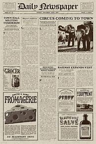 Image result for Victorian Era Newspaper Advertisement Template