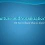 Image result for Culture and Socialization