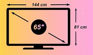 Image result for 49 Inch TV Dimensions