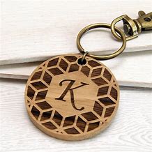Image result for Wooden Key Ring Designs