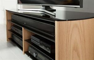 Image result for TV Stand with Sound Bar