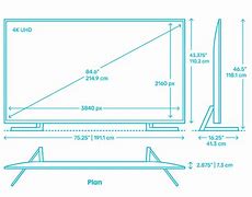 Image result for Dimensions of 85 Inch TV