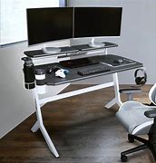 Image result for White Gaming Computer Desk