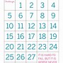 Image result for Blank Countdown Calendar