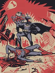 Image result for Batman Fighting Superman Drawings