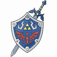 Image result for Legend of Zelda Master Sword and Shield