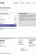 Image result for Xfinity Phone Service Bill