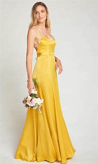 Image result for Yellow Bridesmaid Dress