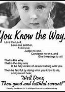 Image result for You Know the Way for Me