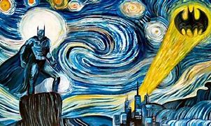 Image result for Starry Night Bat Signal