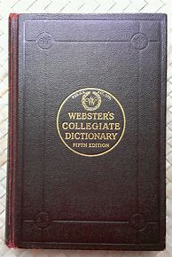 Image result for Collegiate Dictionary