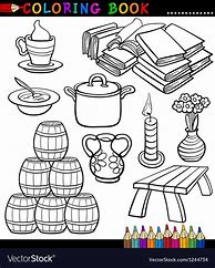 Image result for Objects Cartoon with No Color