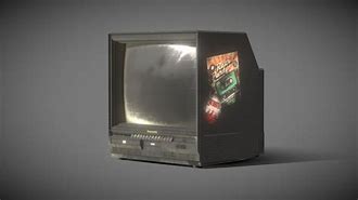 Image result for Old TV 3D Model