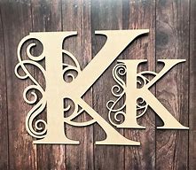 Image result for Decorating Wooden Letters