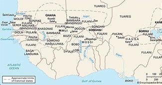 Image result for Old Ghana Map