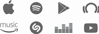 Image result for Digital Music Stores Logos PNG
