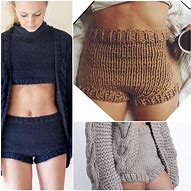 Image result for How to Knit Shorts