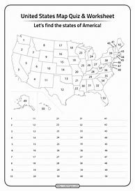 Image result for Us Map Quiz Printable