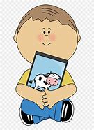 Image result for Child On iPad Cartoon