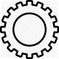 Image result for White Small Gear Icon