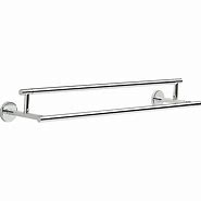 Image result for Chrome Double Towel Bar