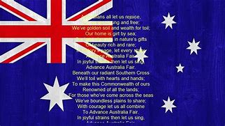 Image result for National Anthem Australia Cricket Team
