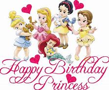 Image result for Disney Princess Happy Birthday Card