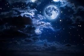 Image result for Full Moon Starry Sky