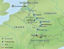 Image result for Rhine River Netherlands Map