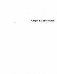 Image result for Origin 12 User Manual