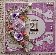 Image result for 21st Birthday Card Design
