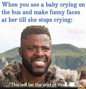 Image result for Baby Crying On Bus Meme