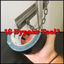 Image result for Slide Chain Lock Bypass Tool