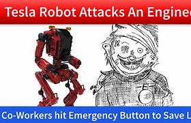 Image result for Tesla Robot Attacks Engineer