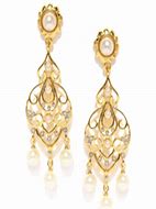 Image result for 24 Carat Gold Earrings