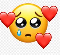 Image result for Pleading Emoji with Hearts