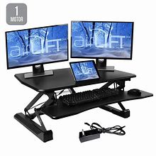 Image result for Electric Height Adjustable Monitor Stand