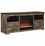 Image result for 82 Inch TV Stand with Fireplace