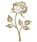 Image result for Blue Gold Rose Flower