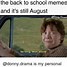 Image result for Funny Back to School Memes