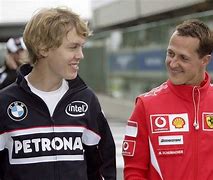 Image result for Sebastian Vettel Michael Schumacher