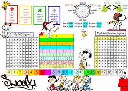 Image result for Snoopy Math Clip Art
